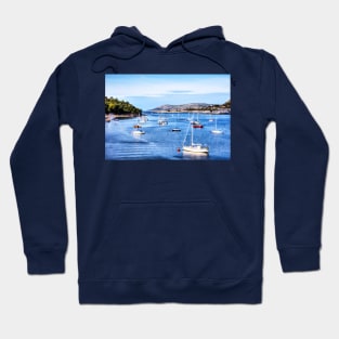 Conwy Harbor Yachts And Boats Hoodie